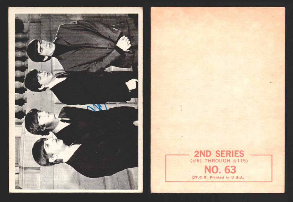 Beatles Series 2 Topps 1964 Vintage Trading Cards You Pick Singles #61-#115 #63  - TvMovieCards.com