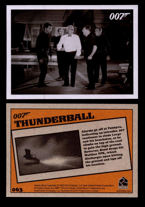 James Bond Archives 2014 Thunderball Throwback You Pick Single Card #1-99 #63  - TvMovieCards.com