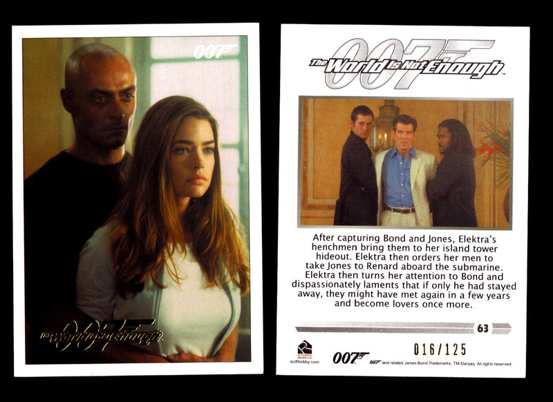 James Bond Classics 2016 World is Not Enough Gold Foil Parallel Card You Pick Nu - TvMovieCards.com