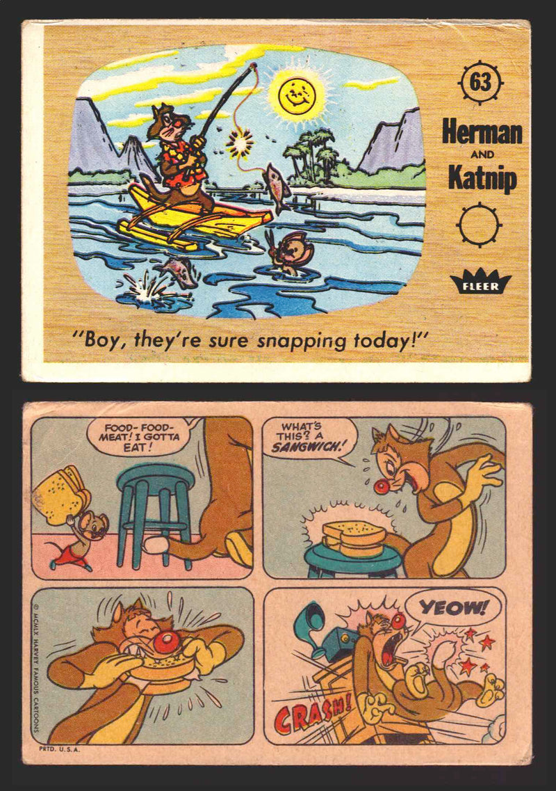 1960 Casper The Ghost Fleer Vintage Trading Card You Pick Singles #1-#66 63   "Boy they're sure snapping today!"  - TvMovieCards.com