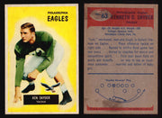 1955 Bowman Football Trading Card You Pick Singles #1-#160 VG/EX #63 Kenneth Snyder  - TvMovieCards.com