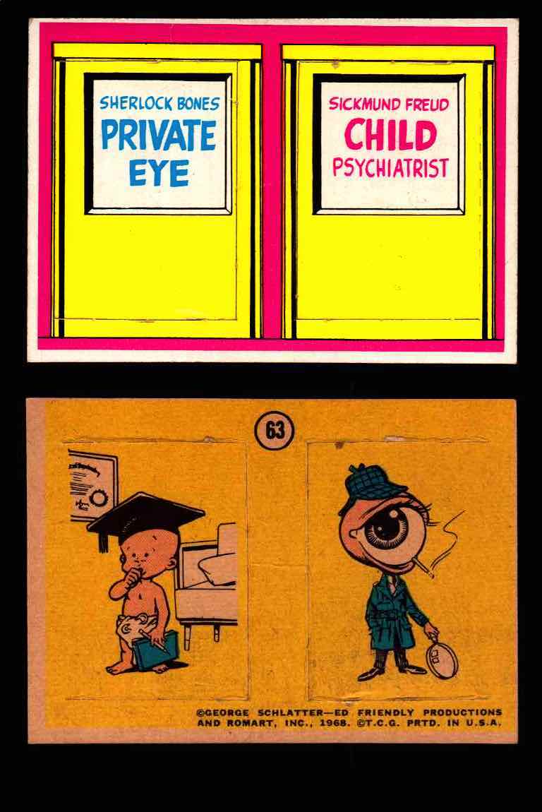 1968 Laugh-In Topps Vintage Trading Cards You Pick Singles #1-77 #63  - TvMovieCards.com