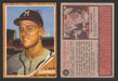 1962 Topps Baseball Trading Card You Pick Singles #1-#99 VG/EX #	63 Tony Cloninger - Milwaukee Braves RC  (creased)  - TvMovieCards.com
