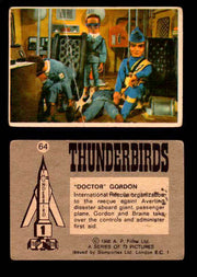 Thunderbirds Vintage Trading Card Singles #1-72 Somportex 1966 #64  - TvMovieCards.com