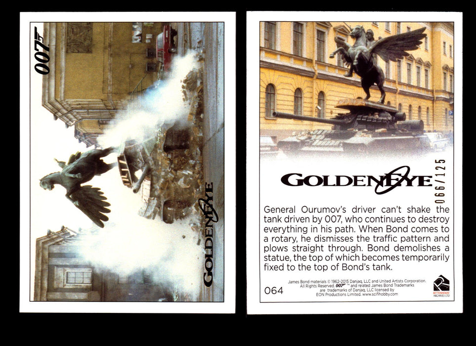 James Bond Archives 2015 Goldeneye Gold Parallel Card You Pick Single #1-#102 #64  - TvMovieCards.com