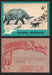 1961 Dinosaur Series Vintage Trading Card You Pick Singles #1-80 Nu Card 64	Hyaenodons / Arsinoitherium  - TvMovieCards.com