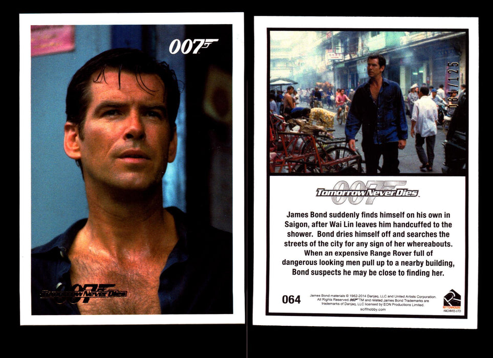 James Bond Archives 2014 Tomorrow Never Dies Gold Parallel Card You Pick Singles #64  - TvMovieCards.com