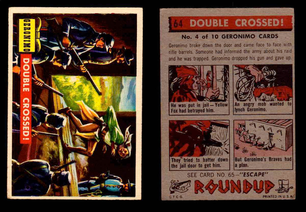 1956 Western Roundup Topps Vintage Trading Cards You Pick Singles #1-80 #64  - TvMovieCards.com