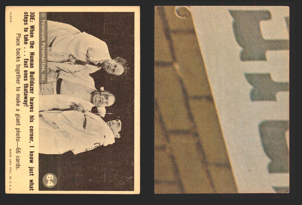 1966 Three 3 Stooges Fleer Vintage Trading Cards You Pick Singles #1-66 #64  - TvMovieCards.com