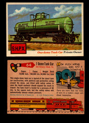 Rails And Sails 1955 Topps Vintage Card You Pick Singles #1-190 #64 1 Dome Tank Car  - TvMovieCards.com