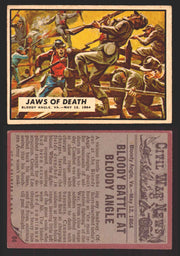 1962 Civil War News Topps TCG Trading Card You Pick Single Cards #1 - 88 64   Jaws of Death  - TvMovieCards.com