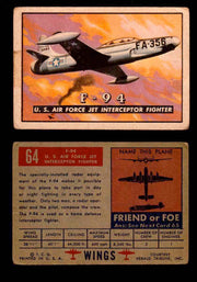 1952 Wings Topps TCG Vintage Trading Cards You Pick Singles #1-100 #64  - TvMovieCards.com