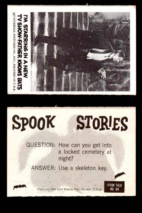 1961 Spook Stories Series 1 Leaf Vintage Trading Cards You Pick Singles #1-#72 #64  - TvMovieCards.com
