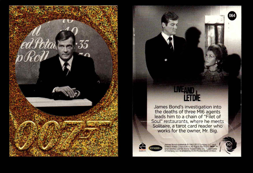 James Bond 50th Anniversary Series Two Gold Parallel Chase Card Singles #2-198 #64  - TvMovieCards.com