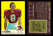 1969 Topps Football Trading Card You Pick Singles #1-#263 G/VG/EX #	65	Larry Wilson (HOF)  - TvMovieCards.com