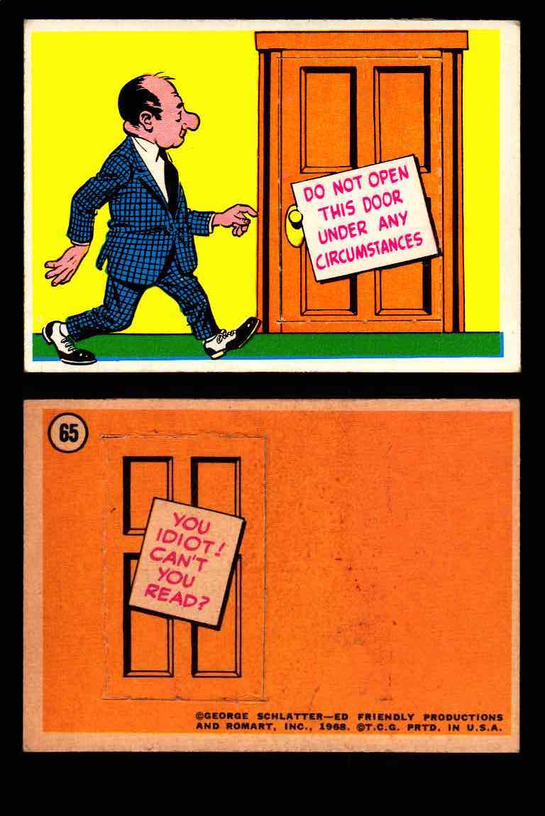 1968 Laugh-In Topps Vintage Trading Cards You Pick Singles #1-77 #65  - TvMovieCards.com
