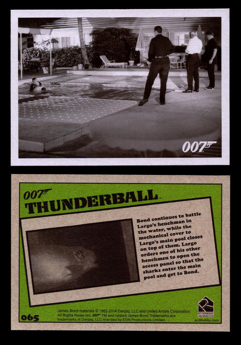 James Bond Archives 2014 Thunderball Throwback You Pick Single Card #1-99 #65  - TvMovieCards.com