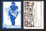 1965 Blue Monster Cards Vintage Trading Cards You Pick Singles #1-84 Rosen 65   Strange Earthling  - TvMovieCards.com