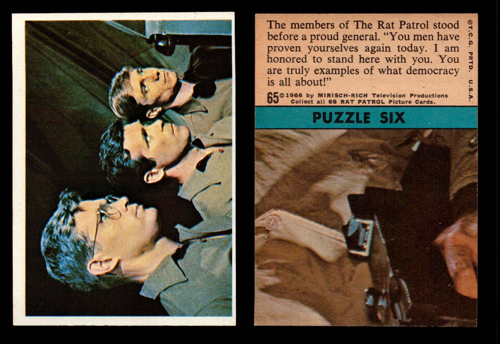 Rat Patrol 1966 Topps Vintage Card You Pick Singles #1-66 #65  - TvMovieCards.com