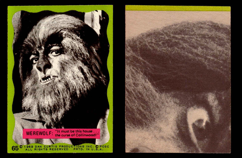 Dark Shadows Series 2 (Green) Philadelphia Gum Vintage Trading Cards You Pick #65  - TvMovieCards.com