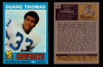 1971 Topps Football Trading Card You Pick Singles #1-#263 G/VG/EX #	65	Duane Thomas  - TvMovieCards.com