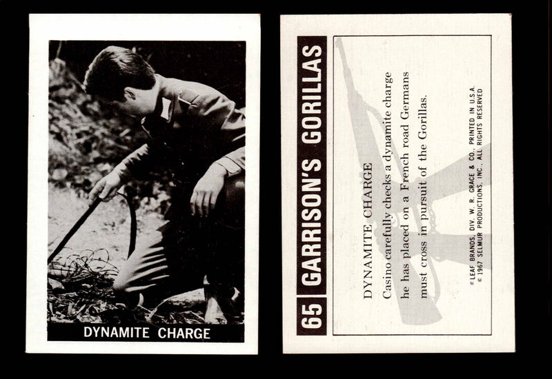 Garrison's Gorillas Leaf 1967 Vintage Trading Cards #1-#72 You Pick Singles #65  - TvMovieCards.com