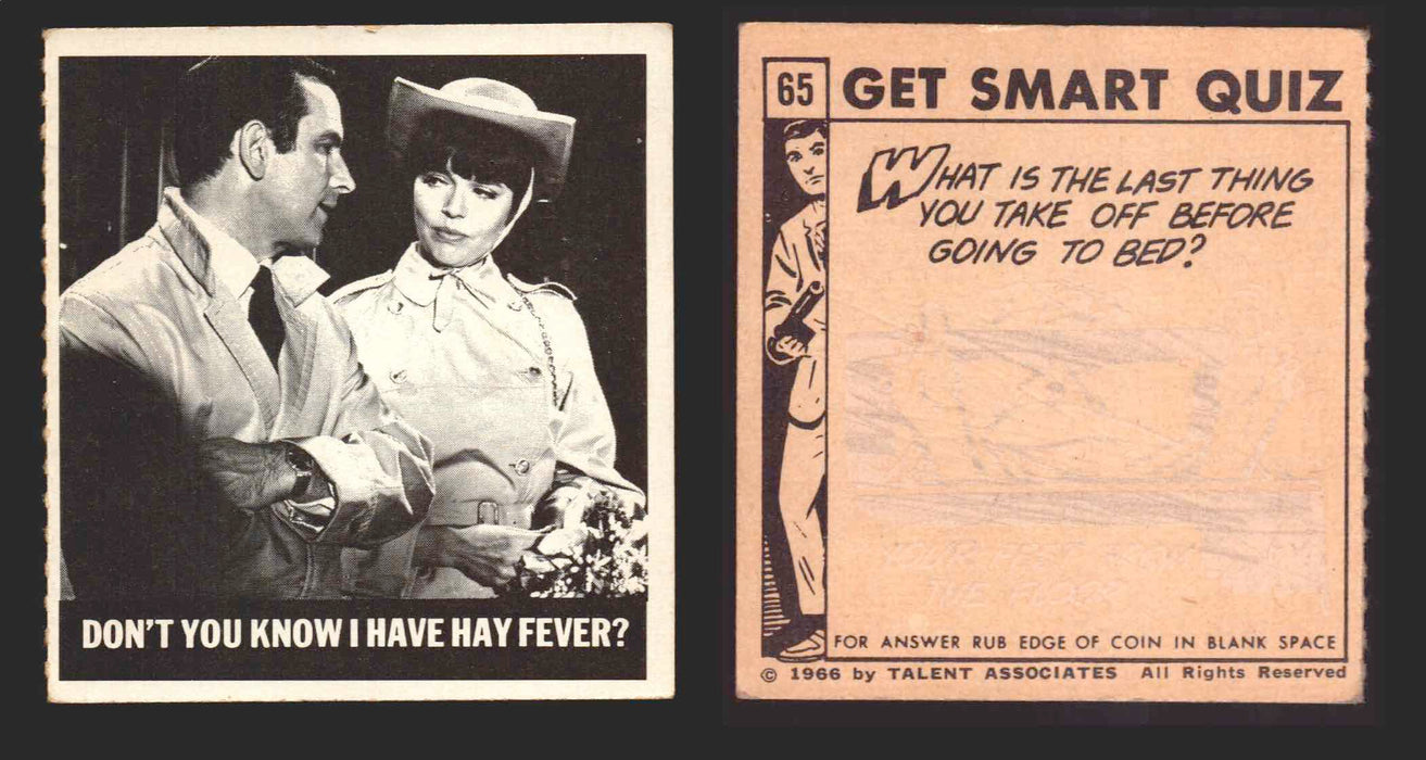 1966 Get Smart Topps Vintage Trading Cards You Pick Singles #1-66 #65  - TvMovieCards.com