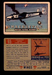 1952 Wings Topps TCG Vintage Trading Cards You Pick Singles #1-100 #65  - TvMovieCards.com