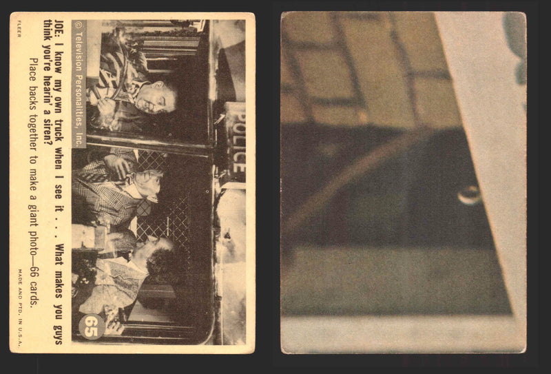 1966 Three 3 Stooges Fleer Vintage Trading Cards You Pick Singles #1-66 #65  - TvMovieCards.com