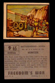 1950 Freedom's War Korea Topps Vintage Trading Cards You Pick Singles #1-100 #65  - TvMovieCards.com