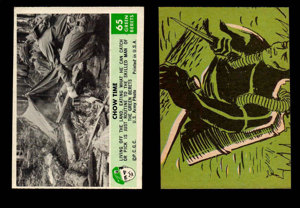 1966 Green Berets PCGC Vintage Gum Trading Card You Pick Singles #1-66 #65  - TvMovieCards.com