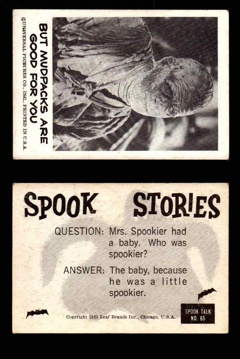 1961 Spook Stories Series 1 Leaf Vintage Trading Cards You Pick Singles #1-#72 #65  - TvMovieCards.com