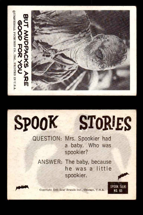 1961 Spook Stories Series 1 Leaf Vintage Trading Cards You Pick Singles #1-#72 #65  - TvMovieCards.com