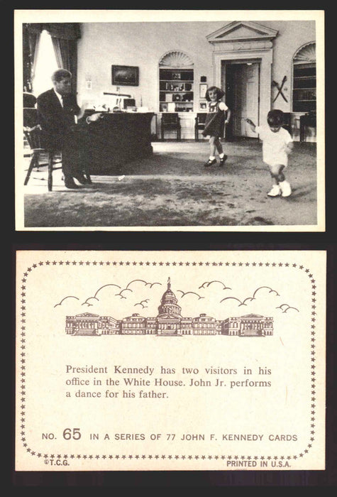 1964 The Story of John F. Kennedy JFK Topps Trading Card You Pick Singles #1-77 #65  - TvMovieCards.com