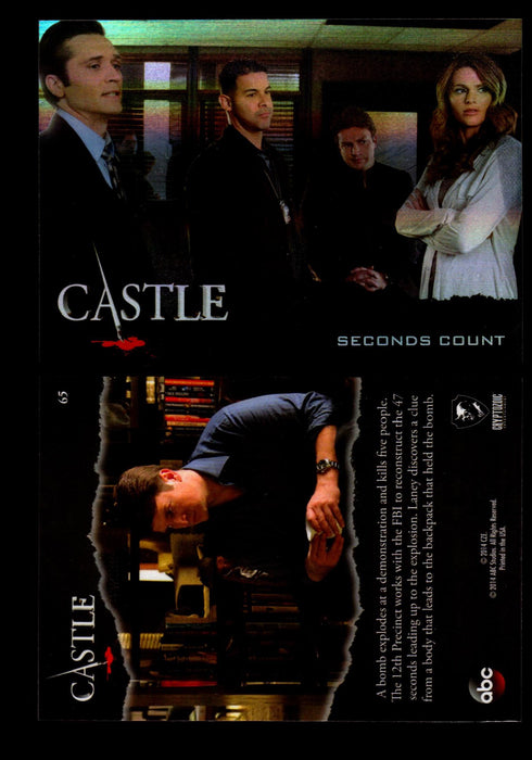 Castle Seasons 3 & 4 Foil Parallel Base Card You Pick Singles 1-72 #65  - TvMovieCards.com