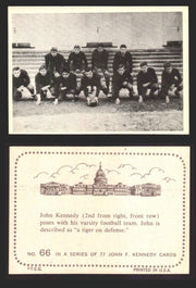 1964 The Story of John F. Kennedy JFK Topps Trading Card You Pick Singles #1-77 #66  - TvMovieCards.com