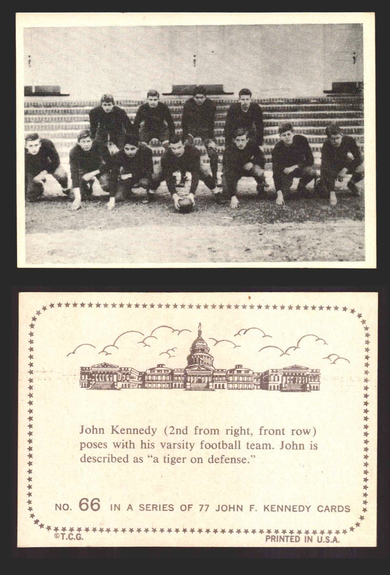 1964 The Story of John F. Kennedy JFK Topps Trading Card You Pick Singles #1-77 #66  - TvMovieCards.com