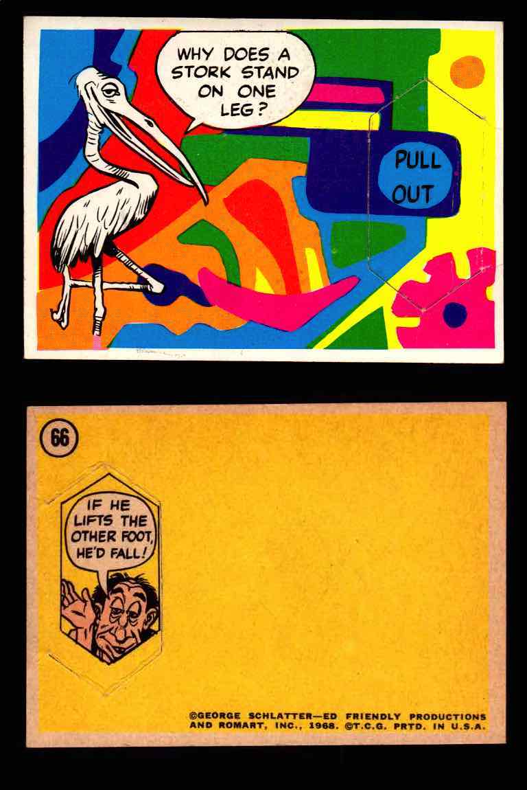 1968 Laugh-In Topps Vintage Trading Cards You Pick Singles #1-77 #66  - TvMovieCards.com