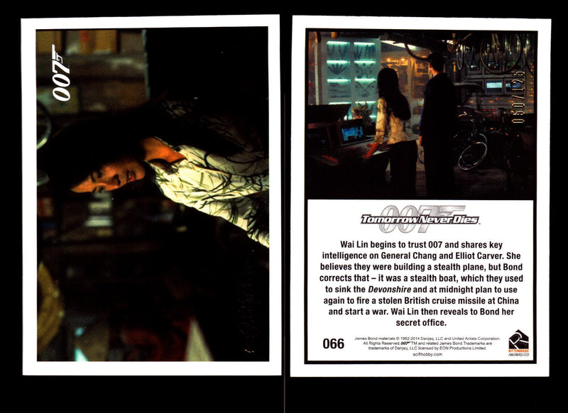 James Bond Archives 2014 Tomorrow Never Dies Gold Parallel Card You Pick Singles #66  - TvMovieCards.com