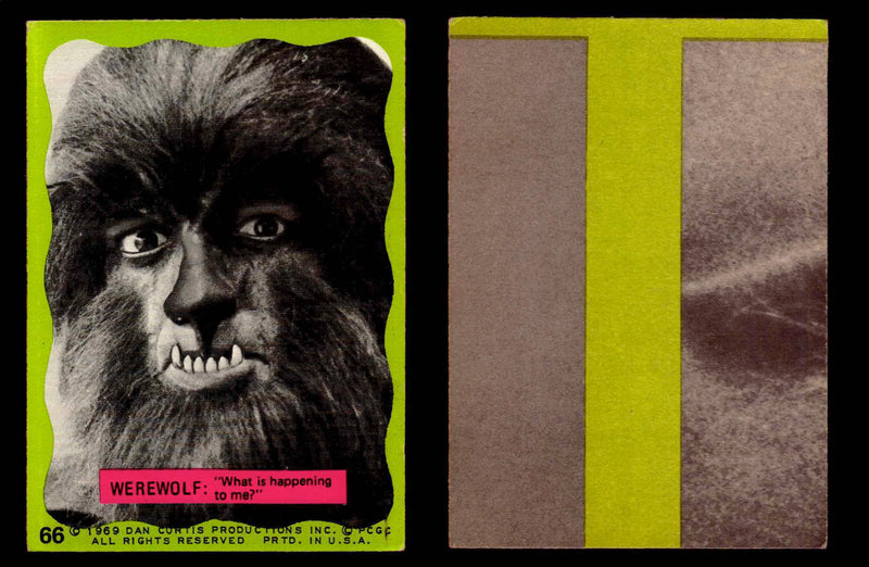 Dark Shadows Series 2 (Green) Philadelphia Gum Vintage Trading Cards You Pick #66  - TvMovieCards.com