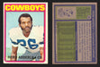 1972 Topps Football Trading Card You Pick Singles #1-#351 G/VG/EX #	66	Herb Adderley (HOF)  - TvMovieCards.com