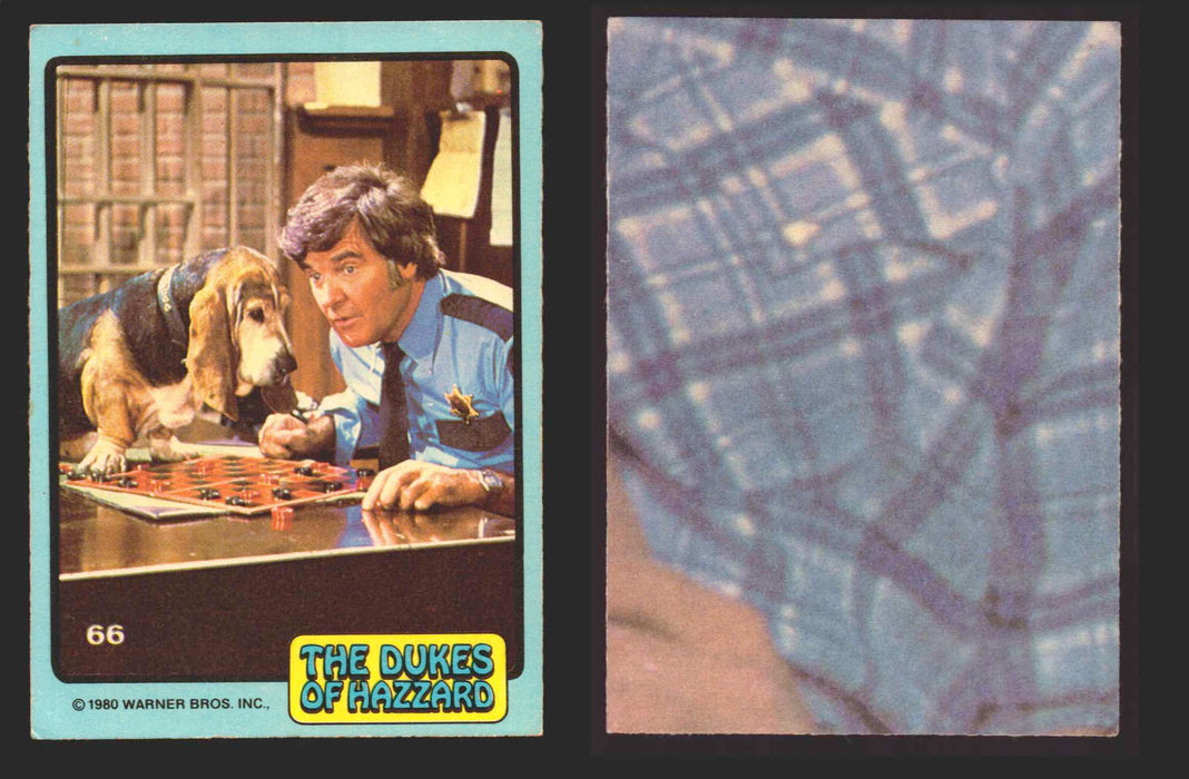 1980 Dukes of Hazzard Vintage Trading Cards You Pick Singles #1-#66 Donruss 66   Sheriff Roscoe & Flash Playing Checkers  - TvMovieCards.com