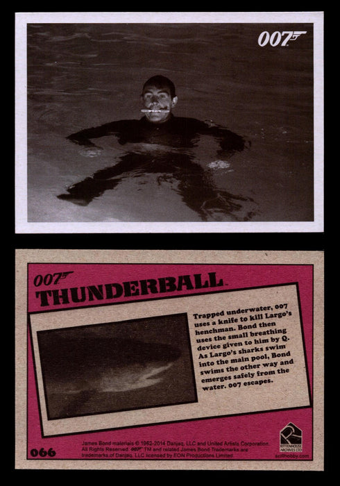 James Bond Archives 2014 Thunderball Throwback You Pick Single Card #1-99 #66  - TvMovieCards.com