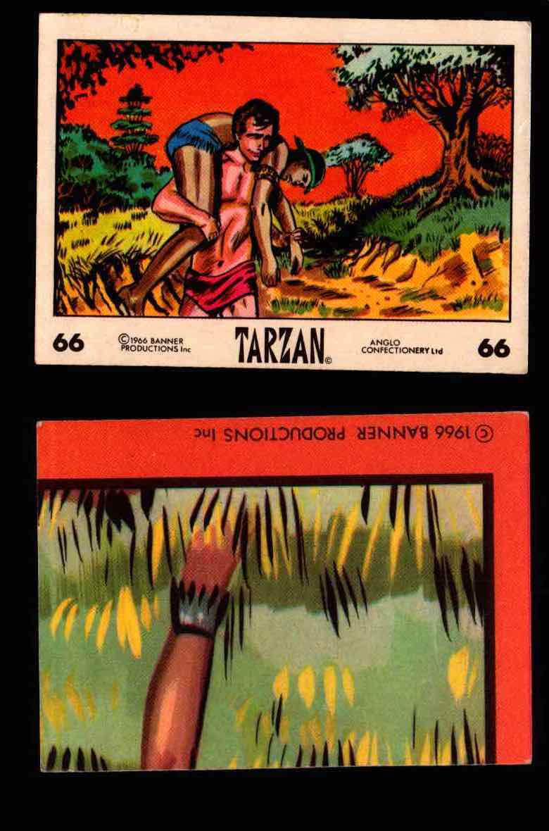 1966 Tarzan Banner Productions Vintage Trading Cards You Pick Singles #1-66 #66  - TvMovieCards.com