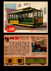Rails And Sails 1955 Topps Vintage Card You Pick Singles #1-190 #66 Cable Car  - TvMovieCards.com
