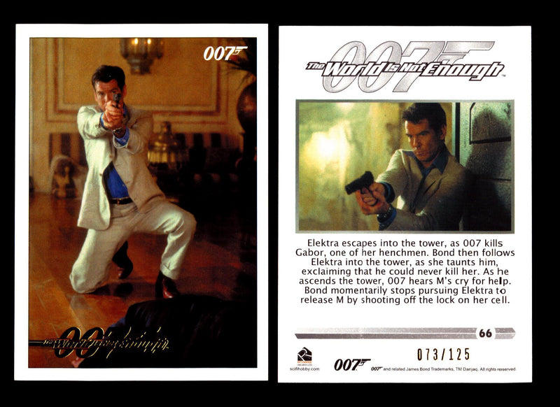 James Bond Classics 2016 World is Not Enough Gold Foil Parallel Card You Pick Nu - TvMovieCards.com