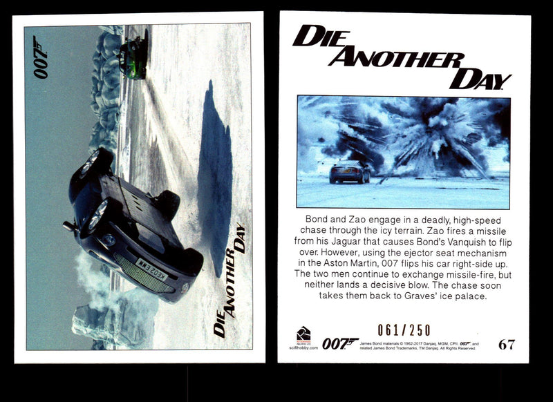 James Bond Archives 2017 Final Edition Die Another Day Gold Parallel Card Single - TvMovieCards.com