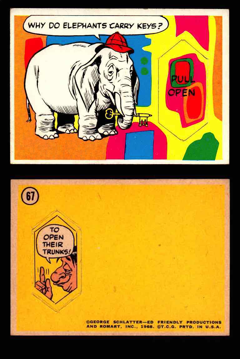 1968 Laugh-In Topps Vintage Trading Cards You Pick Singles #1-77 #67  - TvMovieCards.com