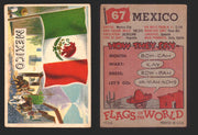 1956 Flags of the World Vintage Trading Cards You Pick Singles #1-#80 Topps 67	Mexico  - TvMovieCards.com