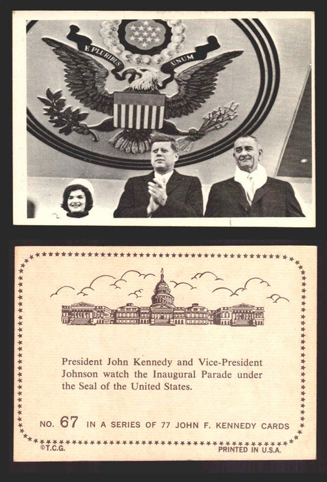 1964 The Story of John F. Kennedy JFK Topps Trading Card You Pick Singles #1-77 #67  - TvMovieCards.com